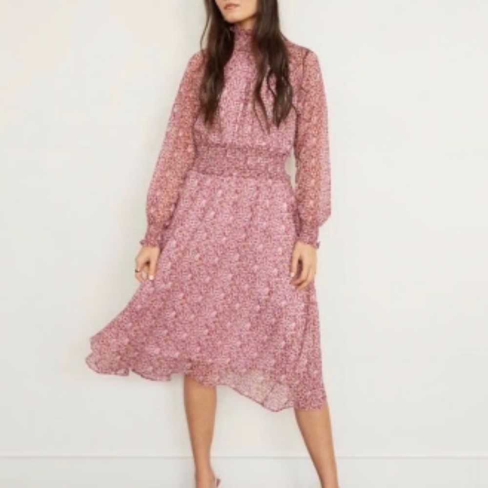 O.P.T On The Run Floral Midi Dress